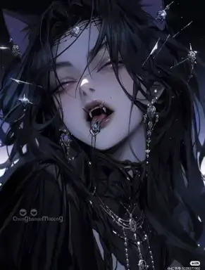 Un personaje vampiro de anime en Wollo